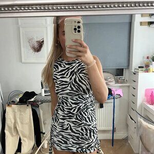 Rebellious Fashion Zebra Dress